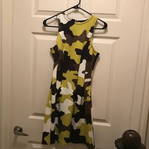 NWOT- Michael Kors Multi-colored Sleeveless Dress